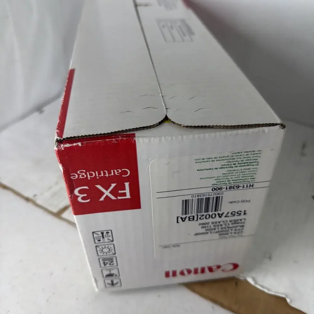 Canon FX-3 Toner Cartridge Black Brand New And Sealed In Box